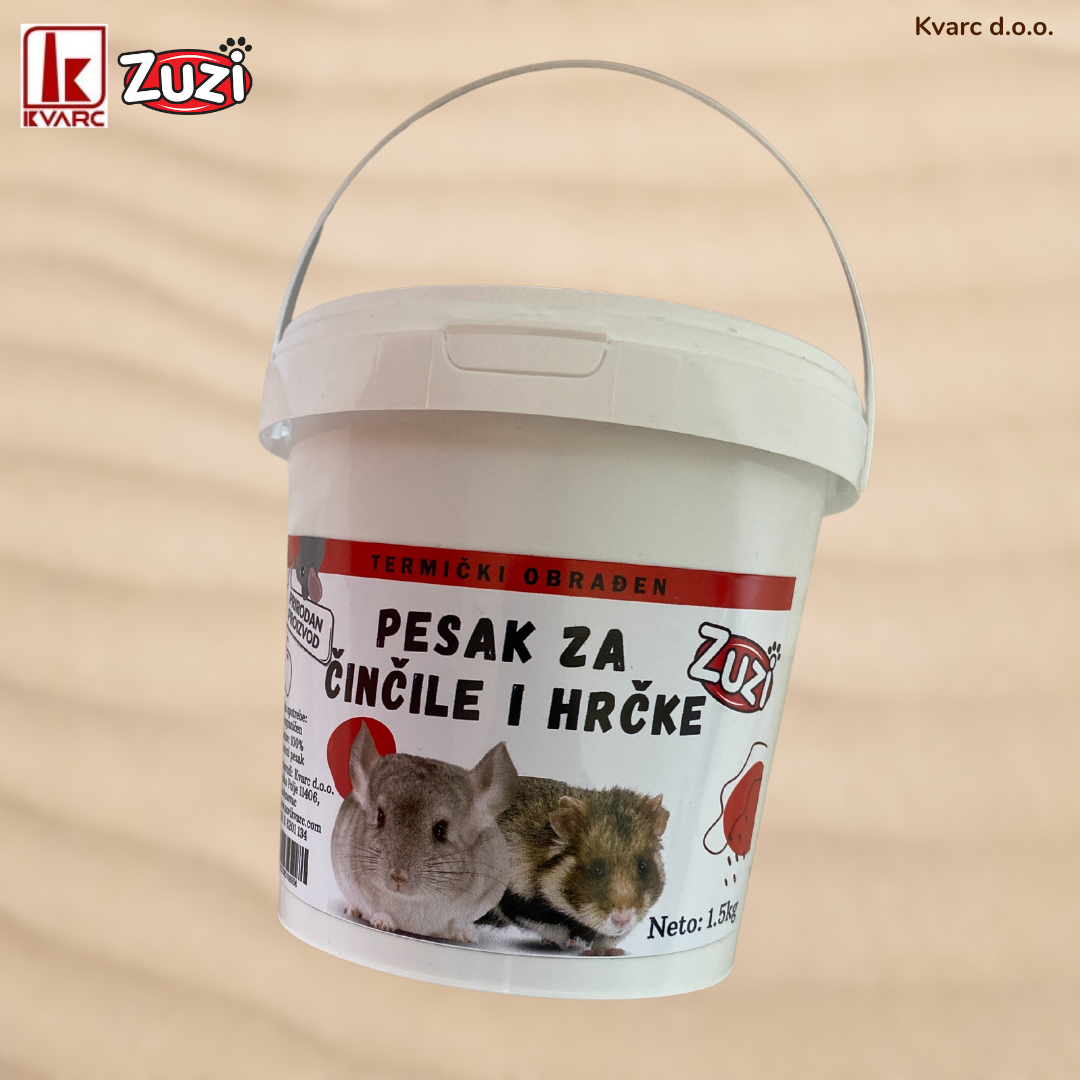 Pesak za činčile i hrčke